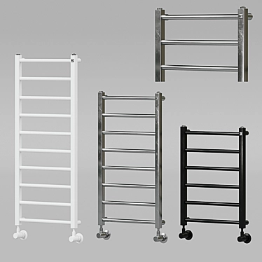 Zehnder Stalox Towel Rack - Stylish and Functional 3D model image 1 