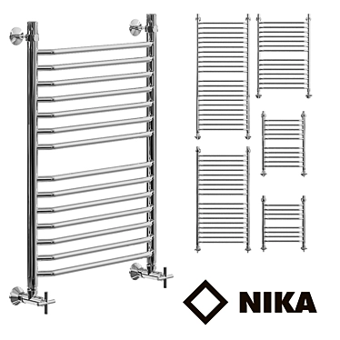 Sophisticated Heated Towel Rail 3D model image 1 