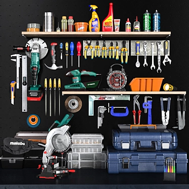 Ultimate Garage Tools Set 3D model image 1 