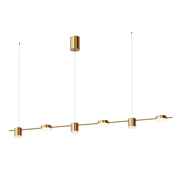Minimalist LED Pendant Lamp 3D model image 1 