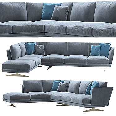 Marelli Clipper - Modular Sectional Sofa 3D model image 1 