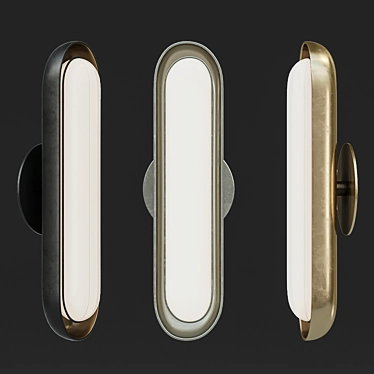 Sleek Illumination: Circuit 1 Sconce 3D model image 1 