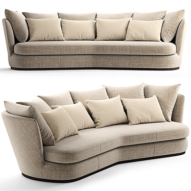 Apollo Sofa: Luxurious Design & Unmatched Comfort 3D model image 1 