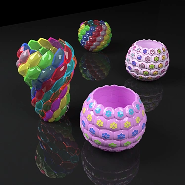 Stunning Decorative Tumbler 3D model image 1 