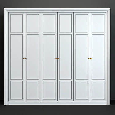 Minimalist Storage: Cabinet 04 3D model image 1 