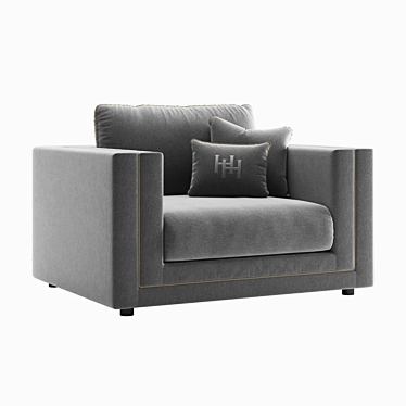 Heritage Collection Tancredi: Elegant Armchair 3D model image 1 