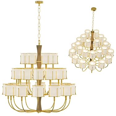 Glowing Elegance: Officina Luce 3D model image 1 