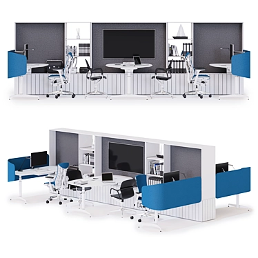 Elevate Your Workspace: Herman Miller Locale 3D model image 1 