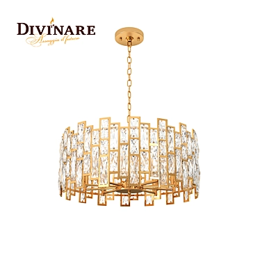 Divinare Medea Crystal Chandelier 3D model image 1 