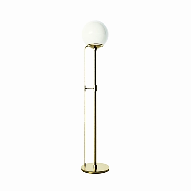 Elegant Bergamo Floor Lamp 3D model image 1 