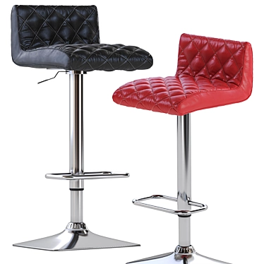 Modern Adjustable Bar Stool: Coen 3D model image 1 