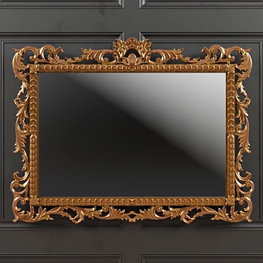 Elegant Bruno Zampa Miror 3D model image 1 