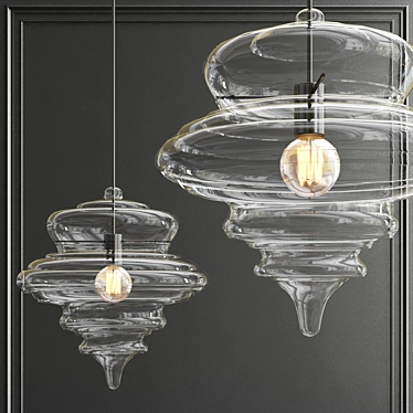 Elegant Bolshoi Theater Pendant 3D model image 1 