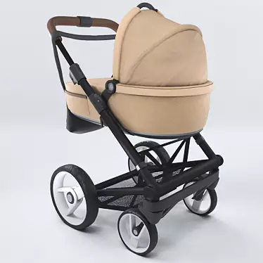 Sleek & Stylish Mutsy IGO Stroller 3D model image 1 