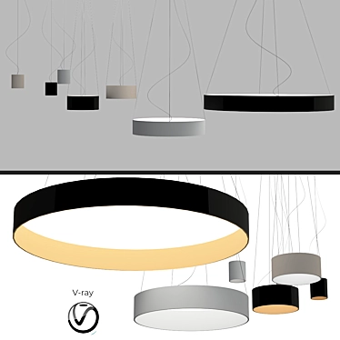 Elevate Your Space: Tagora Suspension 3D model image 1 