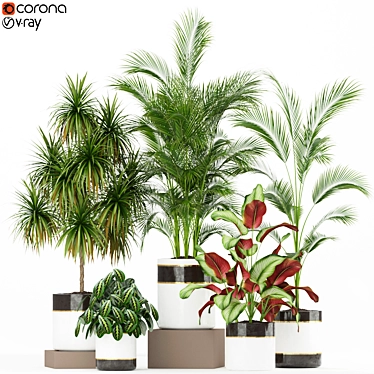 Evergreen Elegance: Plants Collection 188 3D model image 1 