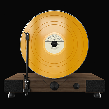 Vinyl Vibes Vertical Turntable 3D model image 1 