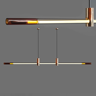 LINE Pendant Lamp by d'Armes: Sleek Canadian Design 3D model image 1 