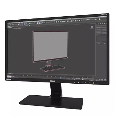 BenQ GW2270 21.5" FHD VA Monitor 3D model image 1 