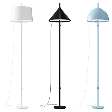 Title: Versatile Wastberg Nendo Floor Lamp 3D model image 1 