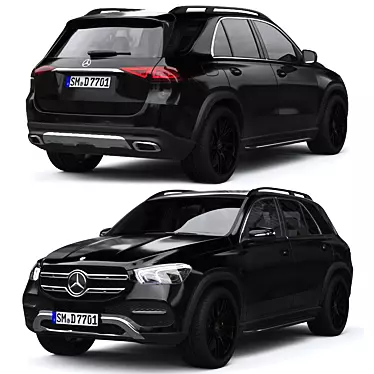 Luxury Performance: Mercedes GLE 3D model image 1 