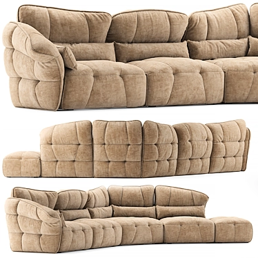 Luxury Italian Sofa - MAXDIVANI EVER 3D model image 1 