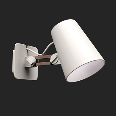 Mantra Looker Wall Lamp - Modern Elegance for Your Space 3D model image 1 