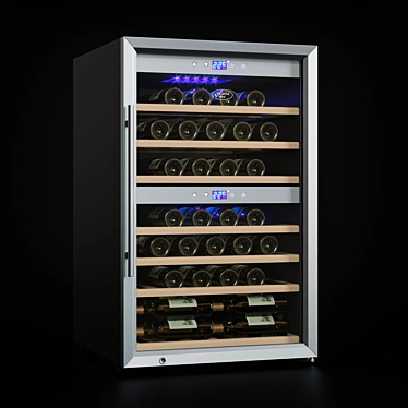 66-Bottle Cold Vine Wine Cooler 3D model image 1 