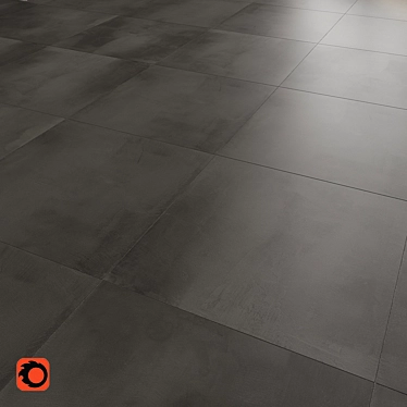 Grey Concrete Limestone Floor Tiles 3D model image 1 