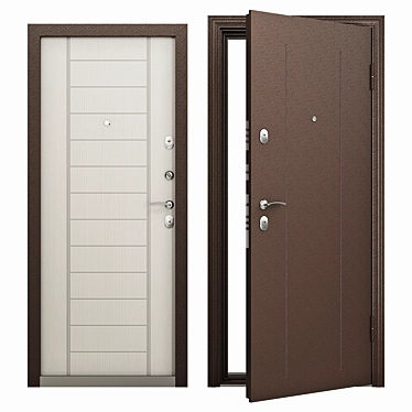 Reliable and Secure: Torex Delta-100 Entrance Door 3D model image 1 