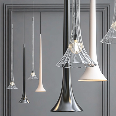 SISSI Light Fixture: Illuminating Your Space 3D model image 1 