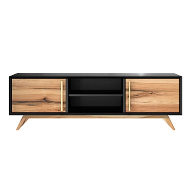 Modern Dastin TV Stand 3D model image 1 