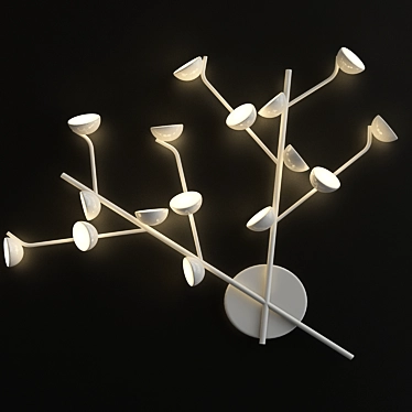 Mantra ADN 6263 - Elegant White Wall Sconce 3D model image 1 
