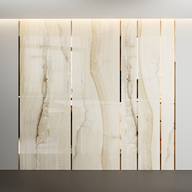 Ambar Onyx Wall Panel 3D model image 1 