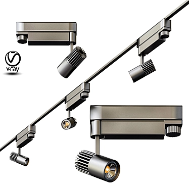 Eco Track Lighting System 3D model image 1 