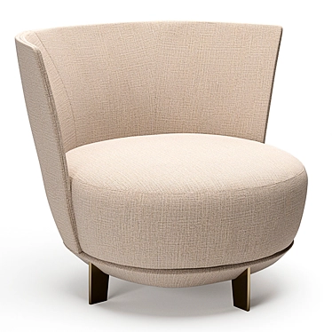 Alberta Armchair: Jammin' Comfort 3D model image 1 