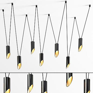Modern White Pendant Lamp - Shilo Dohar 3D model image 1 