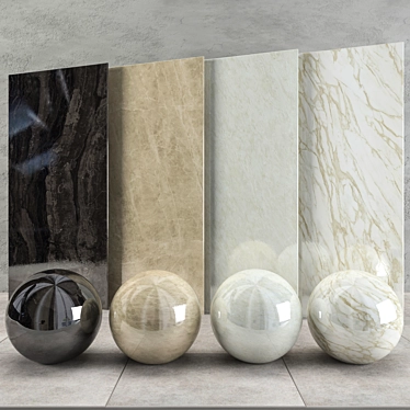 Marble Textures Set - High Resolution 3D model image 1 