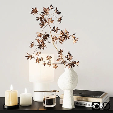 Autumn Bliss Decor Set 3D model image 1 