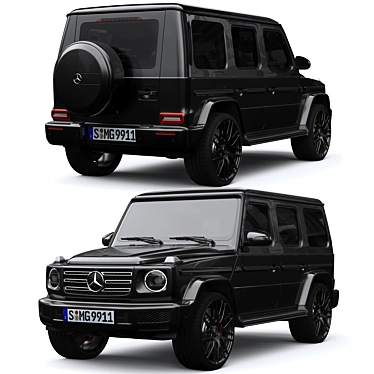 Ultimate Luxury: Mercedes G63 AMG 3D model image 1 