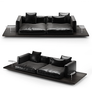 Modern Dock Sofa: Stylish Comfort 3D model image 1 