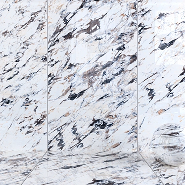 Breccia Melange Wall Tiles - High Definition Multi-texture 3D model image 1 