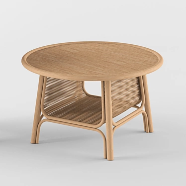Sleek CORRIDOR gm Coffee Table 3D model image 1 