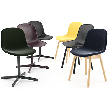 Sleek and Stylish NEU Chairs 3D model image 1 