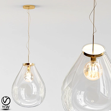 Sola Illuminare Pendant Light 3D model image 1 