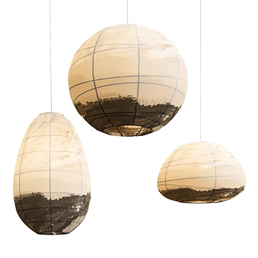 Elegant Ikea Regolit Pendant 3D model image 1 