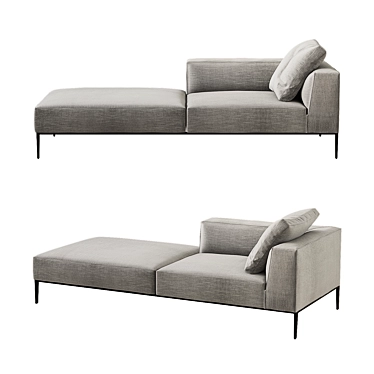 Luxurious Michel Effe Sofa: High-Quality 3D Model 3D model image 1 