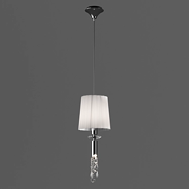 Tiffany Organza Chandelier - 3861 OM 3D model image 1 