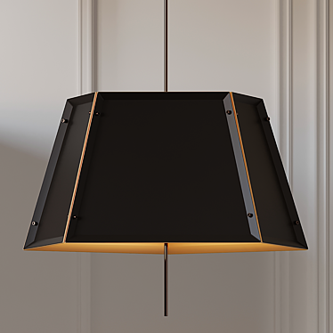 Title: Penta S-30 Bover Pendant Light 3D model image 1 