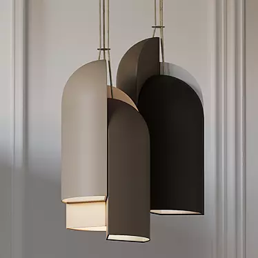 Elegant Ireland Pendant Light 3D model image 1 